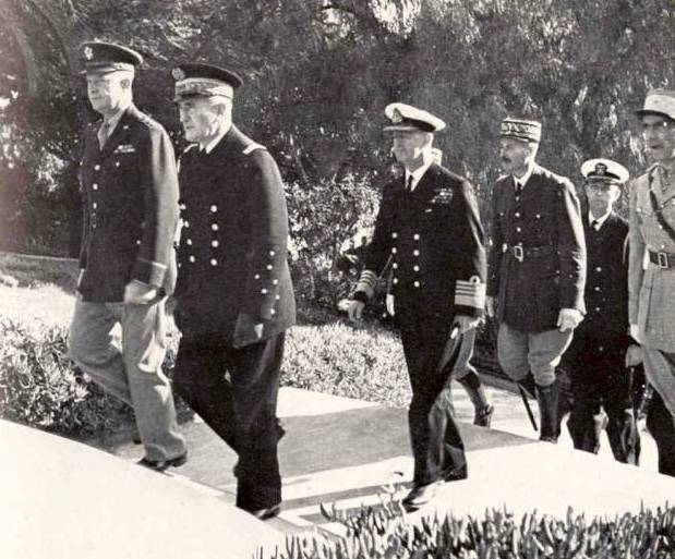 Amiral Darlan 1942 à Alger Giraud