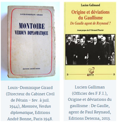 Montoire Verdun Diplomatique Girard et Galimand Gaullisme